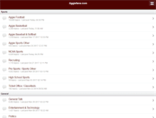 Tablet Screenshot of aggiefans.com